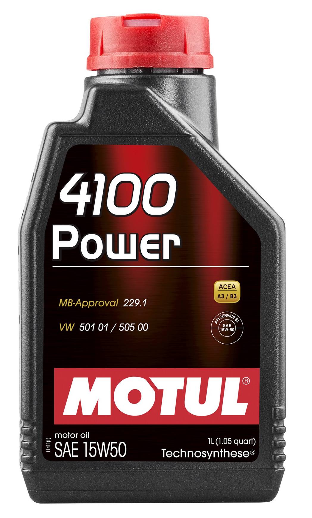 Audi Jaguar Engine Oil (15w50) (1 Liter) (Power 4100) - Motul 102773